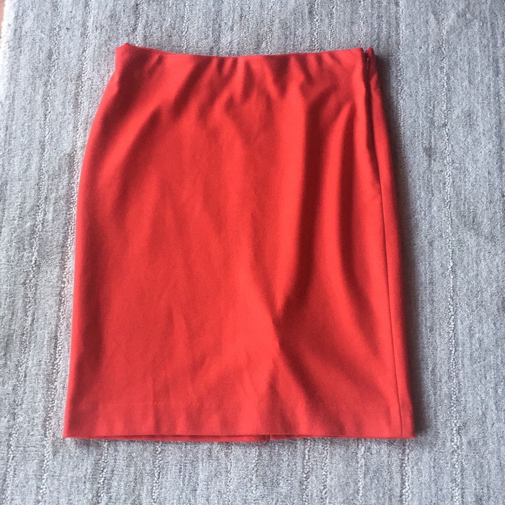 Burnt orange The Limited pencil skirt
